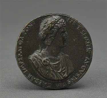 Médaille : L'Empereur Auguste / Auguste et l'Abondance, image 1/2