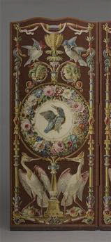 Paravent à trois feuilles du meuble aux oiseaux, image 3/6