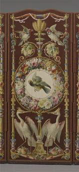 Paravent à trois feuilles du meuble aux oiseaux, image 4/6