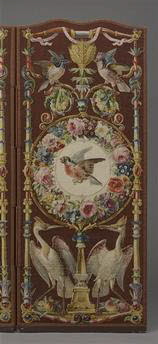 Paravent à trois feuilles du meuble aux oiseaux, image 5/6