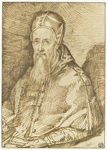 Portrait d'un pape : Innocent IX ?