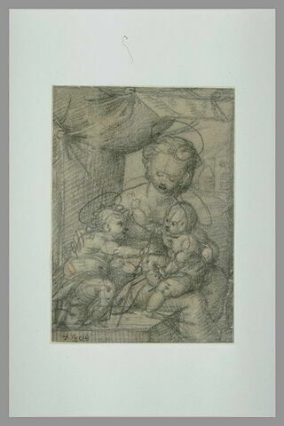 Vierge à l'Enfant et le petit saint Jean