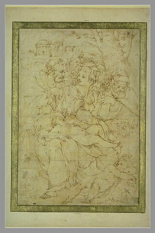 Sainte Famille avec sainte Anne et saint Jean