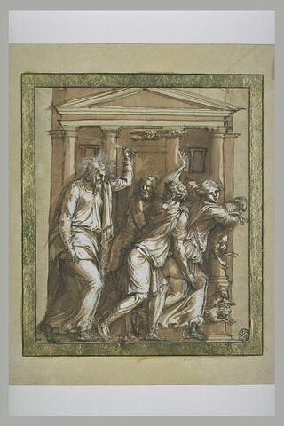 Le Christ chassant les marchands du Temple, image 1/1