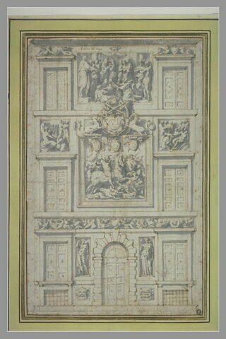 Facade d'un palais aux armes de la famille Farnèse, image 2/2