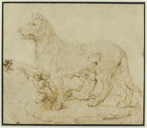 La Louve allaitant Romulus et Remus