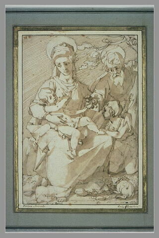 Sainte Famille avec le petit saint Jean-Baptiste