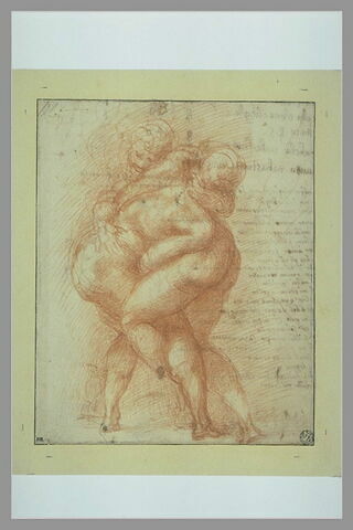 Deux hommes nus, luttant, image 2/2