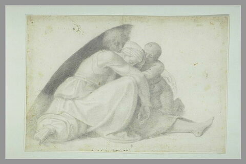Le futur roi Asa consolant son père derrière sa mère endormie, image 1/1