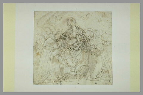 La Vierge remettant le Rosaire à saint Dominique, image 1/1