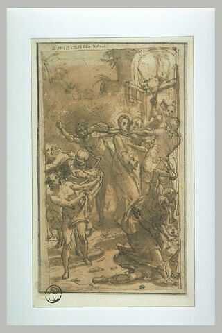 Baiser de Judas ; L'arrestation du Christ ; saint Pierre tranchant ..., image 1/1