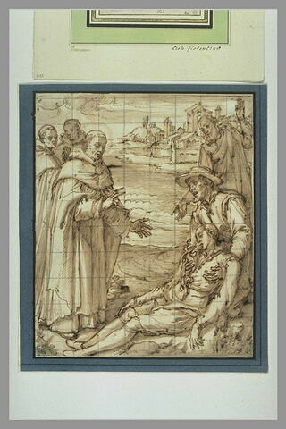 Saint Hyacinthe ressuscitant un jeune homme noyé