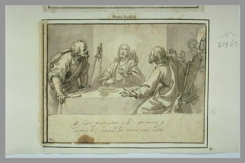 Christ et les Pelèrins d'Emmaüs, image 1/1