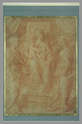 La Vierge à l'Enfant avec saint Jacques et saint Pierre