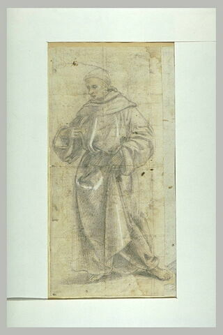 Un saint moine debout : saint François (?)