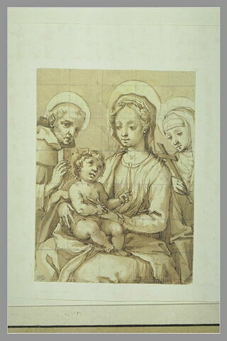 Vierge à l'Enfant avec sainte Catherine et saint Bernardin de Sienne, image 1/1
