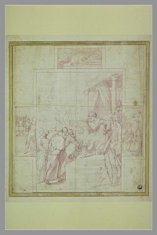 Le Pape saint Clément condamné par Trajan à être noyé