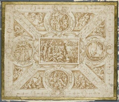 Etude de plafond pour la salle de Cosimo I
