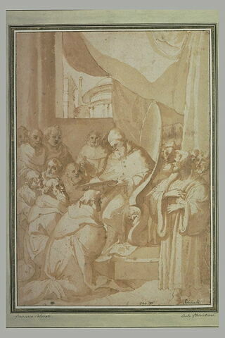 Jules II intronisant un cardinal, image 1/1