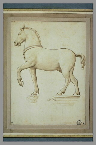 Etude d'après l'un des chevaux de la basilique Saint Marc, à Venise, image 3/4