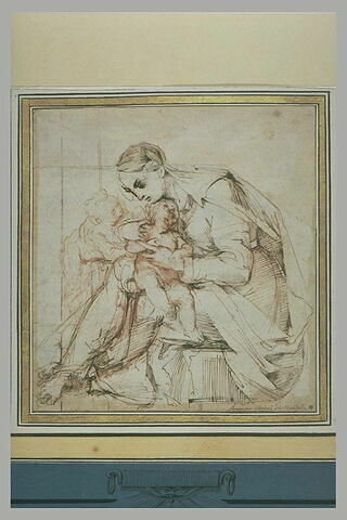 La Vierge tenant l'Enfant et le petit saint Jean, image 3/3