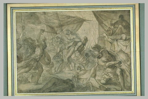 Des soldats enlèvent une reine et l'emportent dans un navire, image 2/2