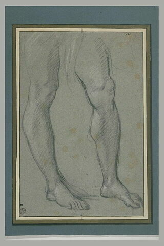 Etude de deux jambes d'homme debout, image 2/2