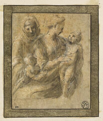 Vierge à l'Enfant, avec sainte Elisabeth et le petit saint Jean-Baptiste, image 1/2