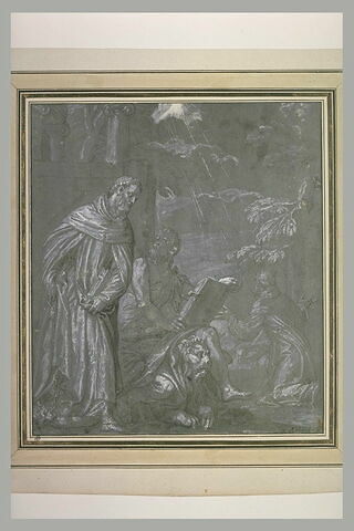 Saint Léonard, saint Marc et saint François recevant les stigmates, image 1/1