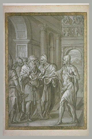 Saint Jean-Baptiste reprochant à Hérode les crimes qu'il a commis, image 1/1