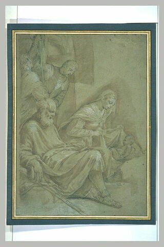 La Sainte Famille avec deux figures, image 1/1