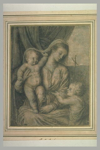 Vierge à l'Enfant avec saint le petit saint Jean, image 1/1