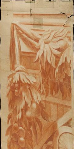 Saint Joseph porté sur des nuages par des anges dont l'un porte un lys, image 2/17
