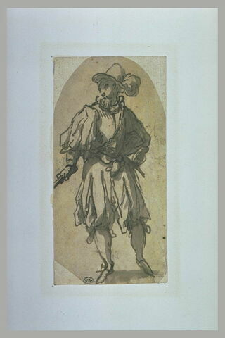 Homme debout, en costume du XVIe siècle, image 1/1