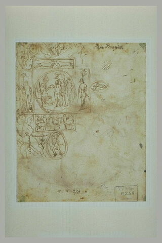 Composition décorative sur trois registres : Le Jugement de Pâris ..., image 1/1