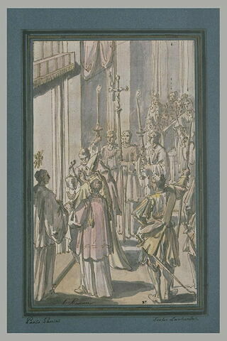 Le cardinal Ottoboni ouvre la Porte Sainte, à Santa Maria Maggiore, à Rome, image 1/1