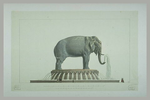 Etude de l'éléphant pour la fontaine de la place de la Bastille, image 1/1