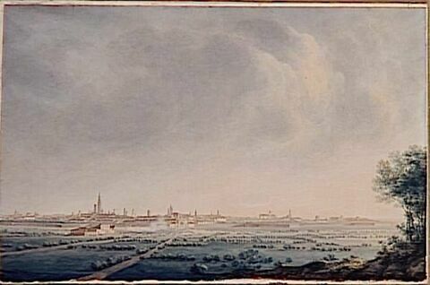 Vue de la ville de Crémone le 12 mai 1796, image 1/1