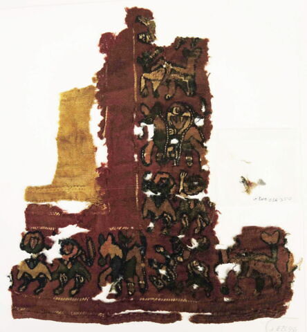 bande décorative d'habillement ; fragment, image 2/2