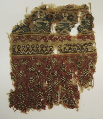 décor de textile ; fragment, image 2/2