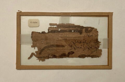 papyrus documentaire ; fragment