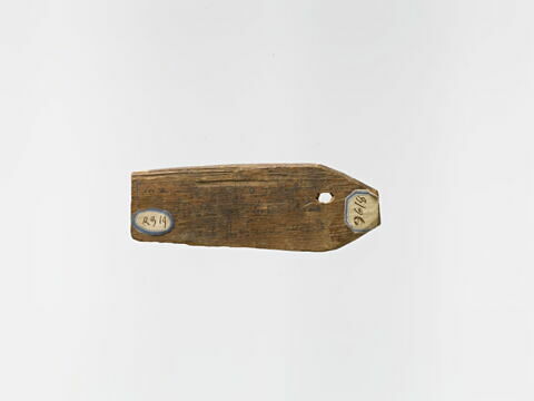 étiquette de momie en palette