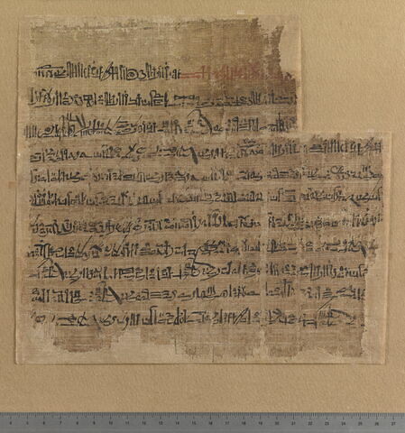 Papyrus Raifé : poème de Pentaour, image 1/1