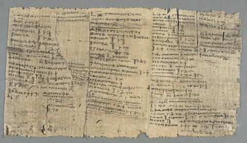 papyrus littéraire ; papyrus documentaire