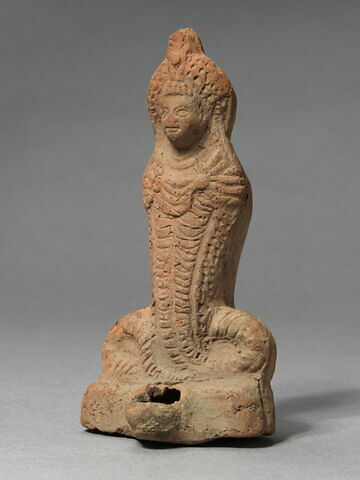 figurine d'Isis serpent ; lampe, image 1/2