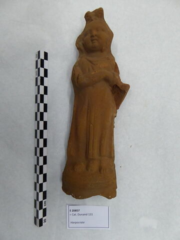figurine d'Harpocrate au pot ; figurine d'Harpocrate phallique, image 1/1