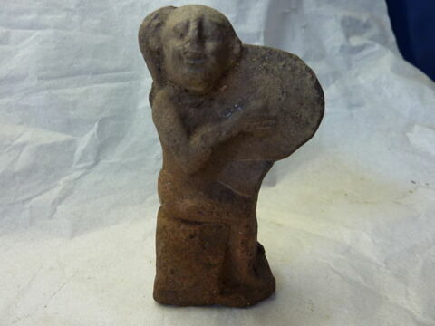 figurine d'Harpocrate au tambourin ; figurine d'Harpocrate phallique, image 2/2