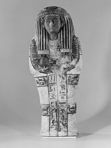 couvercle de sarcophage miniature ; couvercle de sarcophage à serviteur funéraire, image 3/5