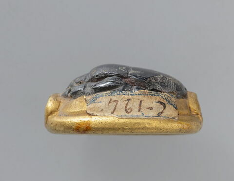 scarabée ; chaton de bague, image 3/3