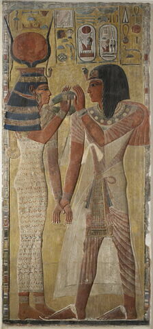 Relief de Séthi I et Hathor